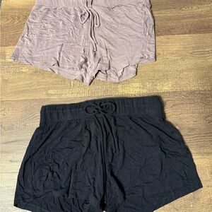 Cynthia Rowley Black and Beige Shorts